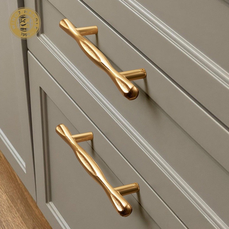 Nordic High-End Wardrobe Door Handle Cabinet Handle Gold Drawer Handle ...