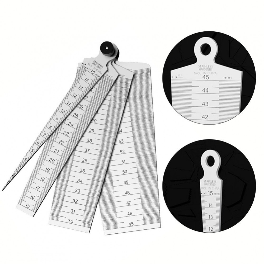 【COLORFUL】Taper Gauge Feeler Lightweight Metric Scale Aperture Compact ...
