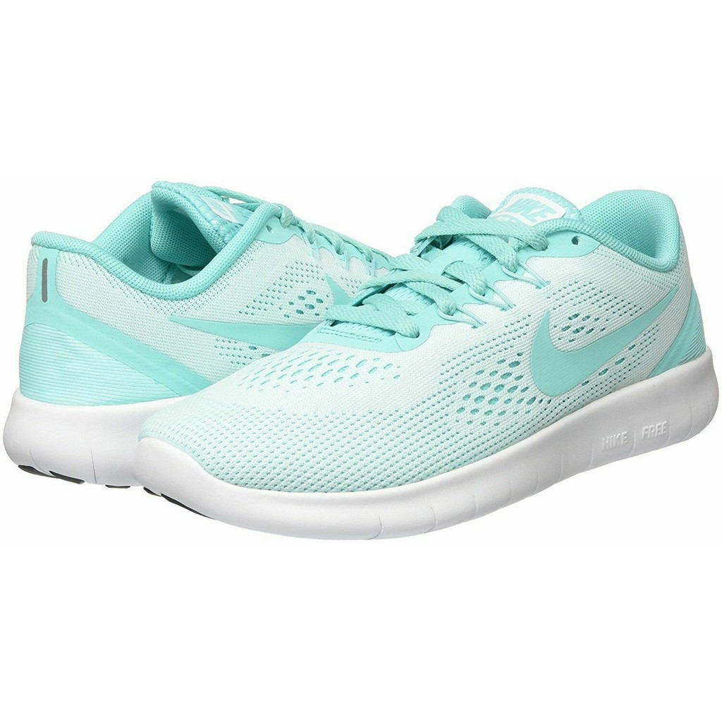 NIKE FREE RUN GS YOUTH RUNNING TRAINING SHOES WHITE HYPER TURQUOISE 833993 100 Shopee Singapore