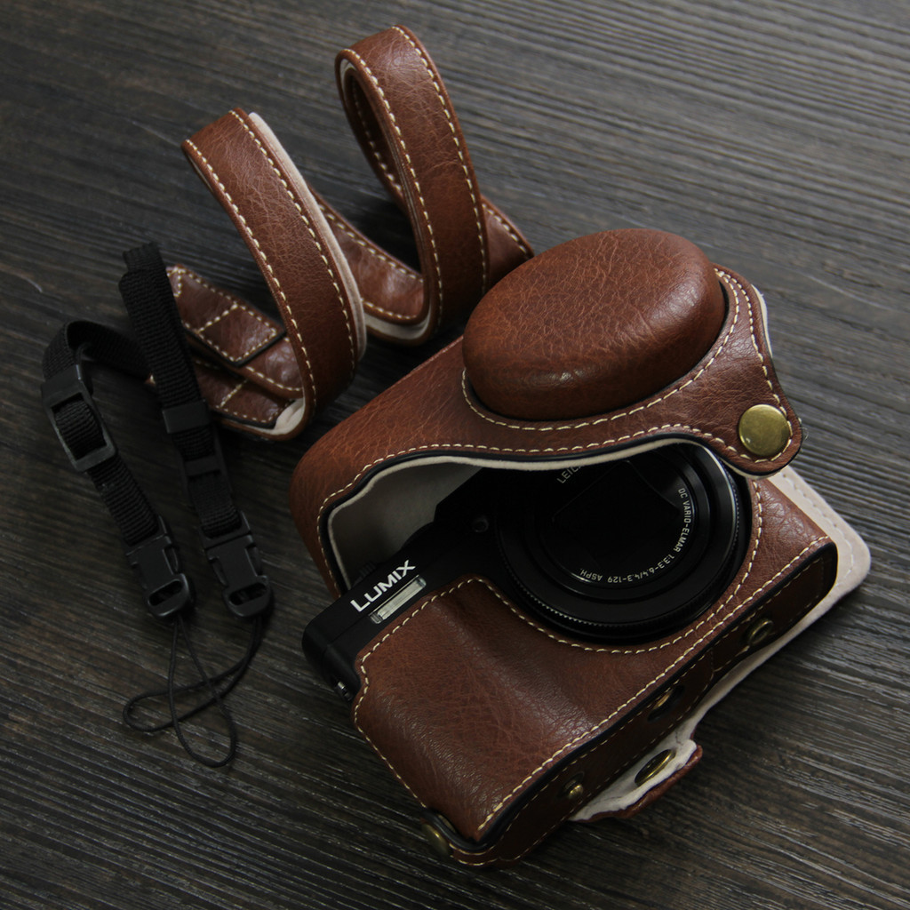 ZS99 TZ99 Casing Luxurious PU Leather Camera Case Bag for