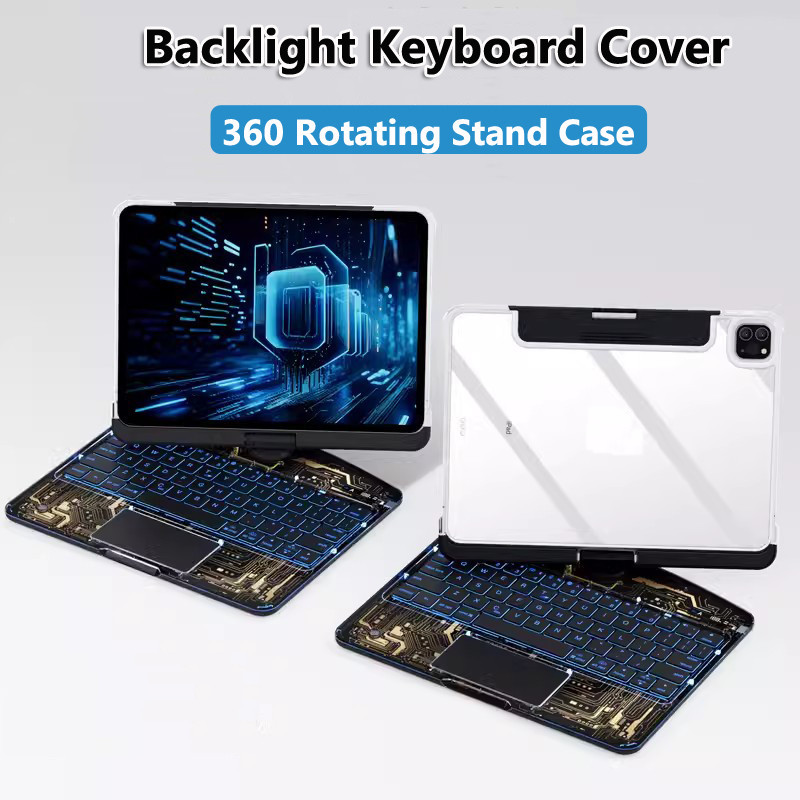 Transparent Acrylic Keyboard Case for IPad Air 11
