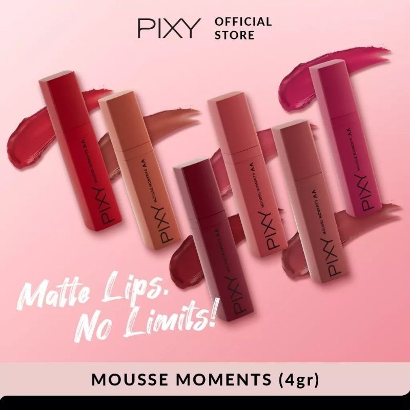 PIXY Mousse Moment / Merah Jingga Official - Gambar 2