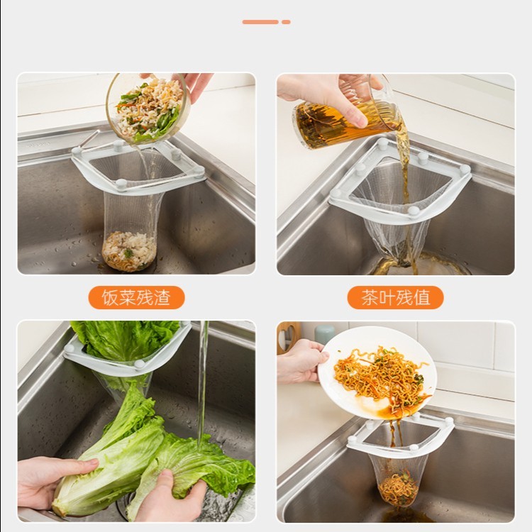 Kitchen sink/Triangular drain basket Corner Strainer Net Triangle sink ...
