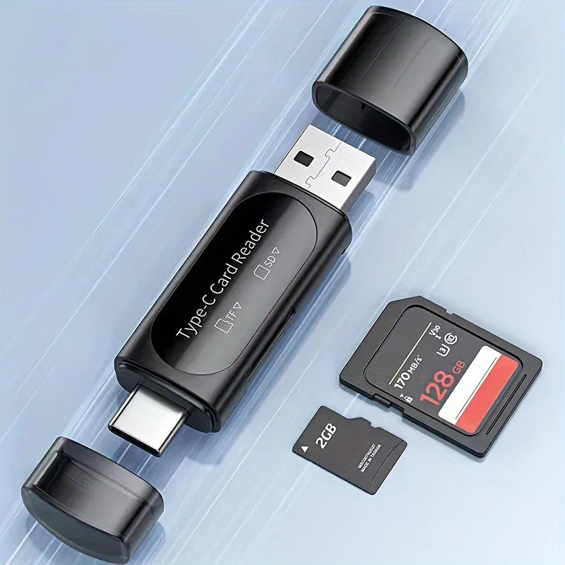 Card Reader USB 3.0 To SD Micro SD TF Memory Card Adapter PC Laptop ...