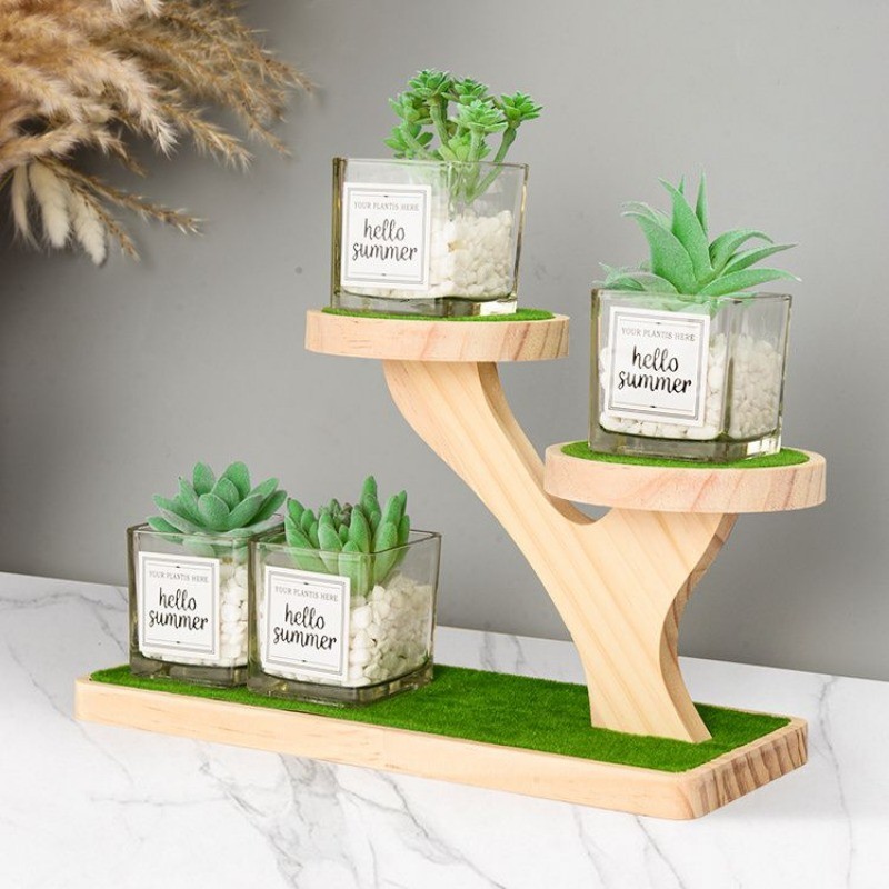 Desktop Flower Rack Home Decoration Creative Tree Branch Plants Stand ...