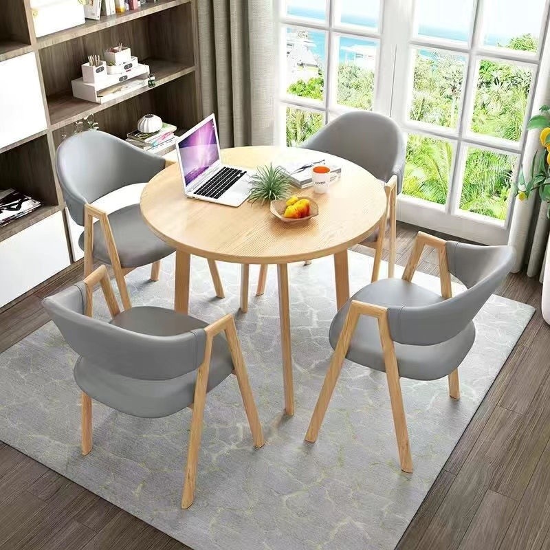 PHO 【BIG SALE】Diningn Table Negotiation Table Chair 2/3/4 Seaters ...