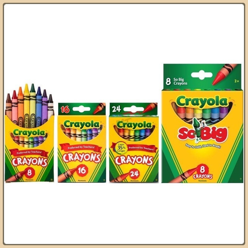 S'L Crayons( Set of 8,16 and 24 Colors) Primary School Student Drawing ...
