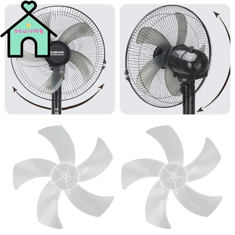 OTUINSG Five Blades Fan, 16 Inch Big Wind Fan Blade, Durable Slow Noise ...