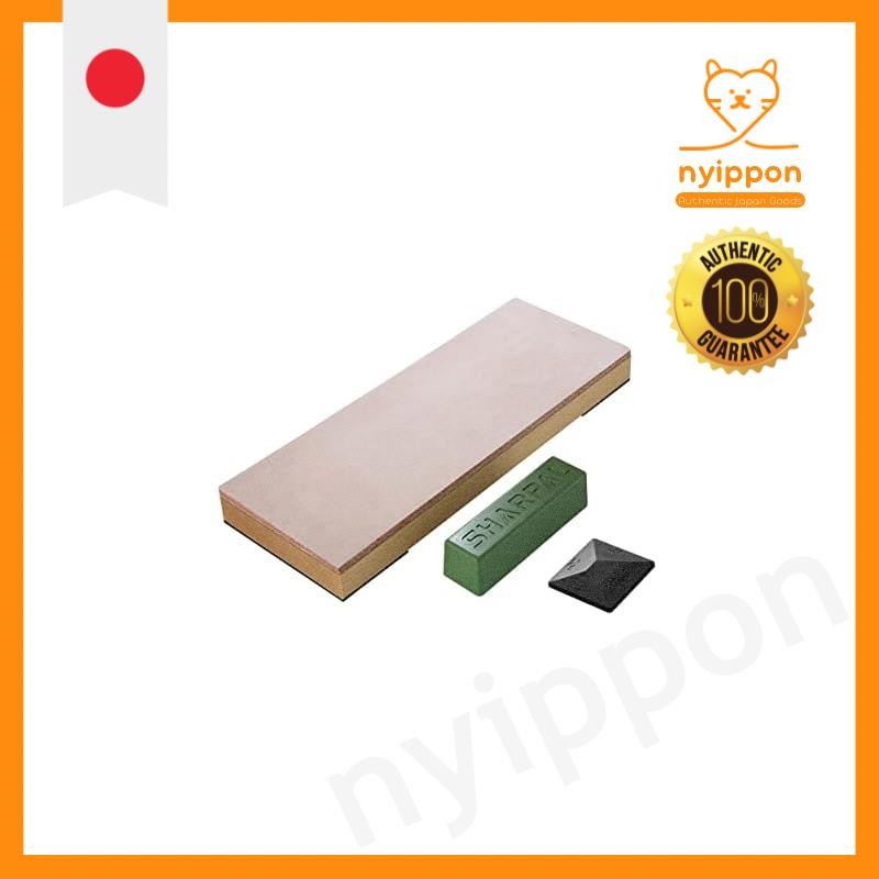 SHARPAL 204N Knife Set Leather Honing Strop + 57g Green Compound ...