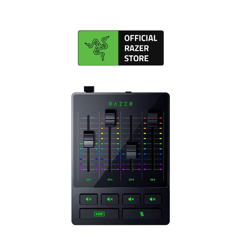 Razer Audio Mixer for All-in-one Digital Mixer for Broadcasting and ...