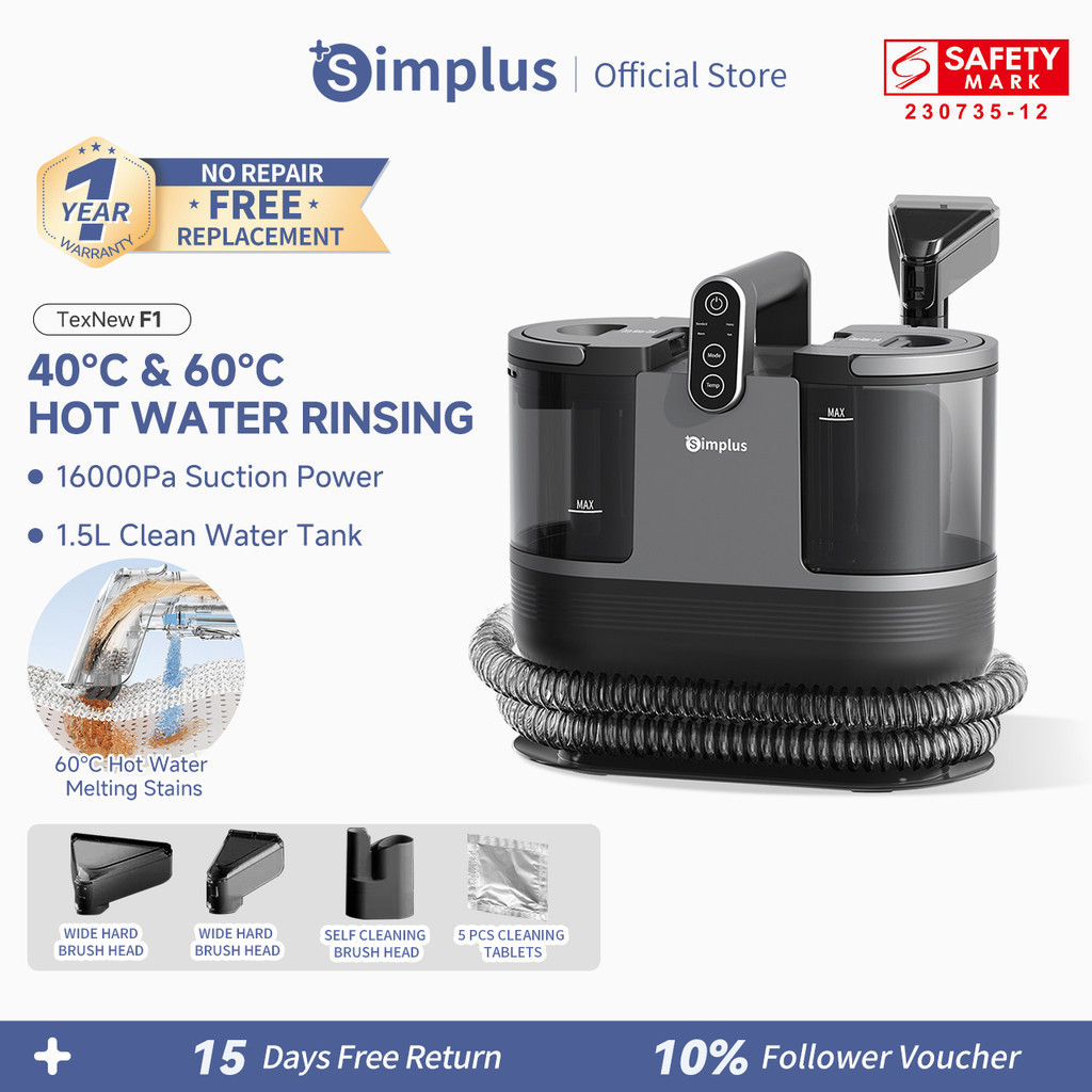 Simplus Spot & Fabric Cleaning Machine Fabric Washer Vacuum Household ...