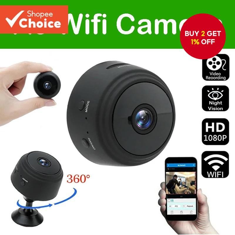 A9 Wifi Mini Camera 1080P Security Monitoring Wireless Remote Night ...