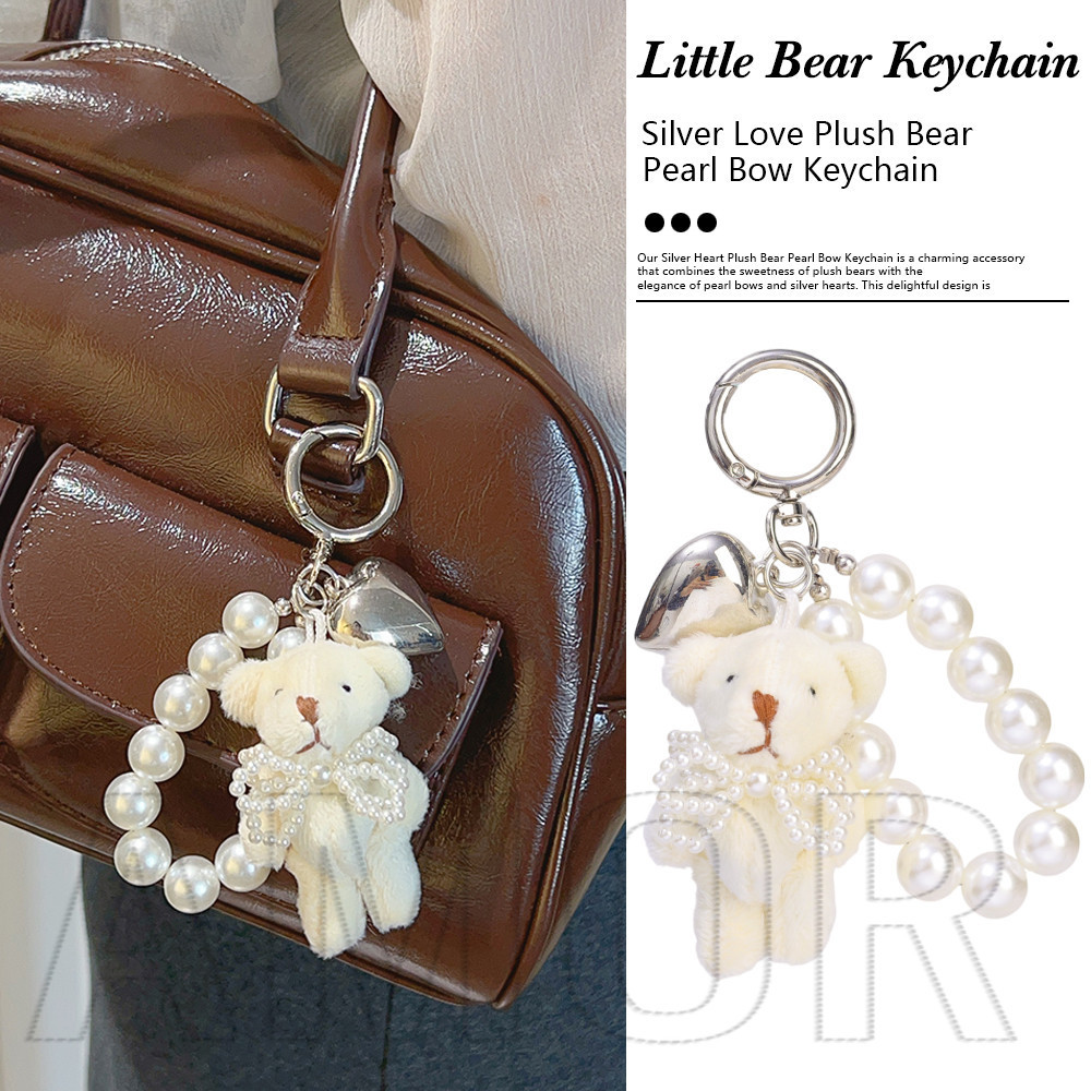 Shops Cute bear keychain bag accessories charm pendant