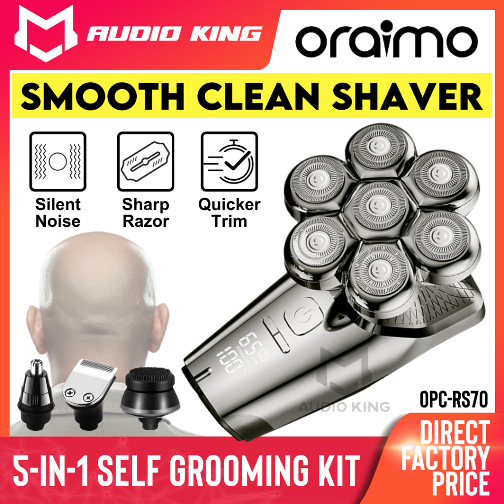 ORAIMO Razor Electric Waterproof Rechargeable Body Shaver Hair For Nose ...