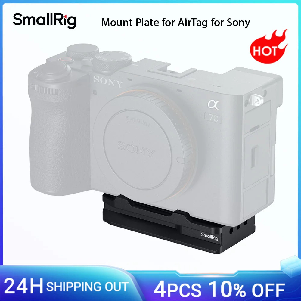 SmallRig Mount Plate for AirTag for Sony A7S III / A7R III / A7 III ...
