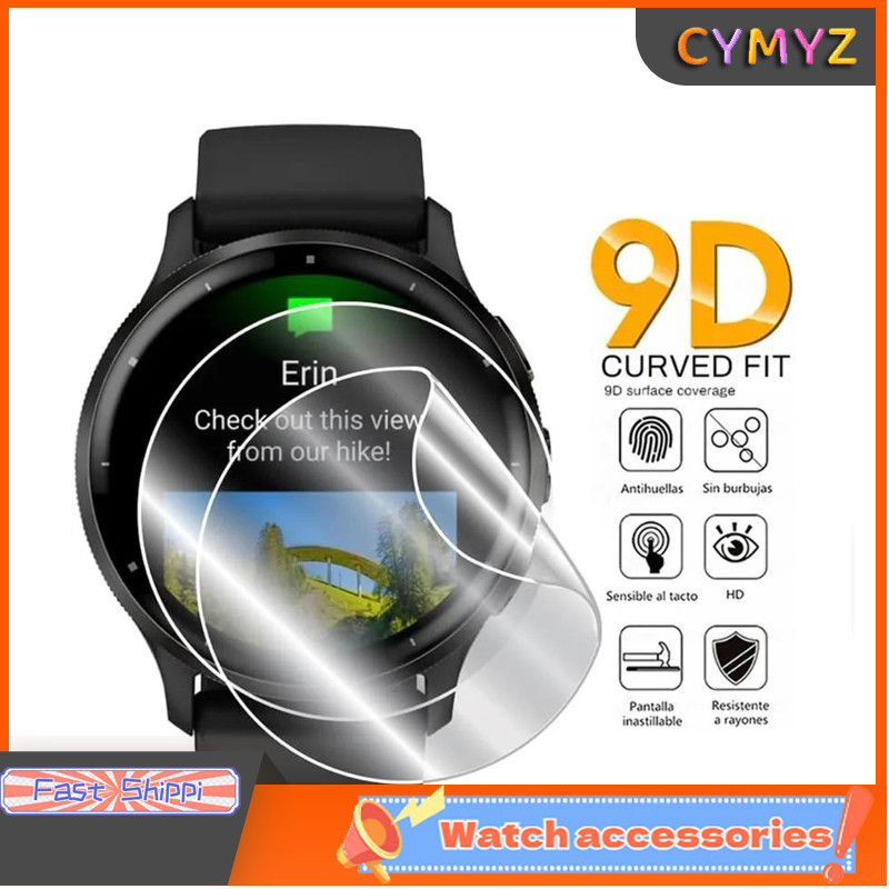 Garmin Vivoactive 5 film Protective film Repairable Cover HD Soft TPU Hydrogel Film Garmin Vivoactive 5 screen protector Shopee Singapore