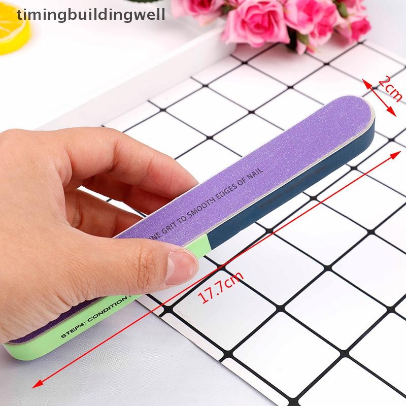 Twsg 1Pcs creative pring nail file sanding sand six-sided polishing ...