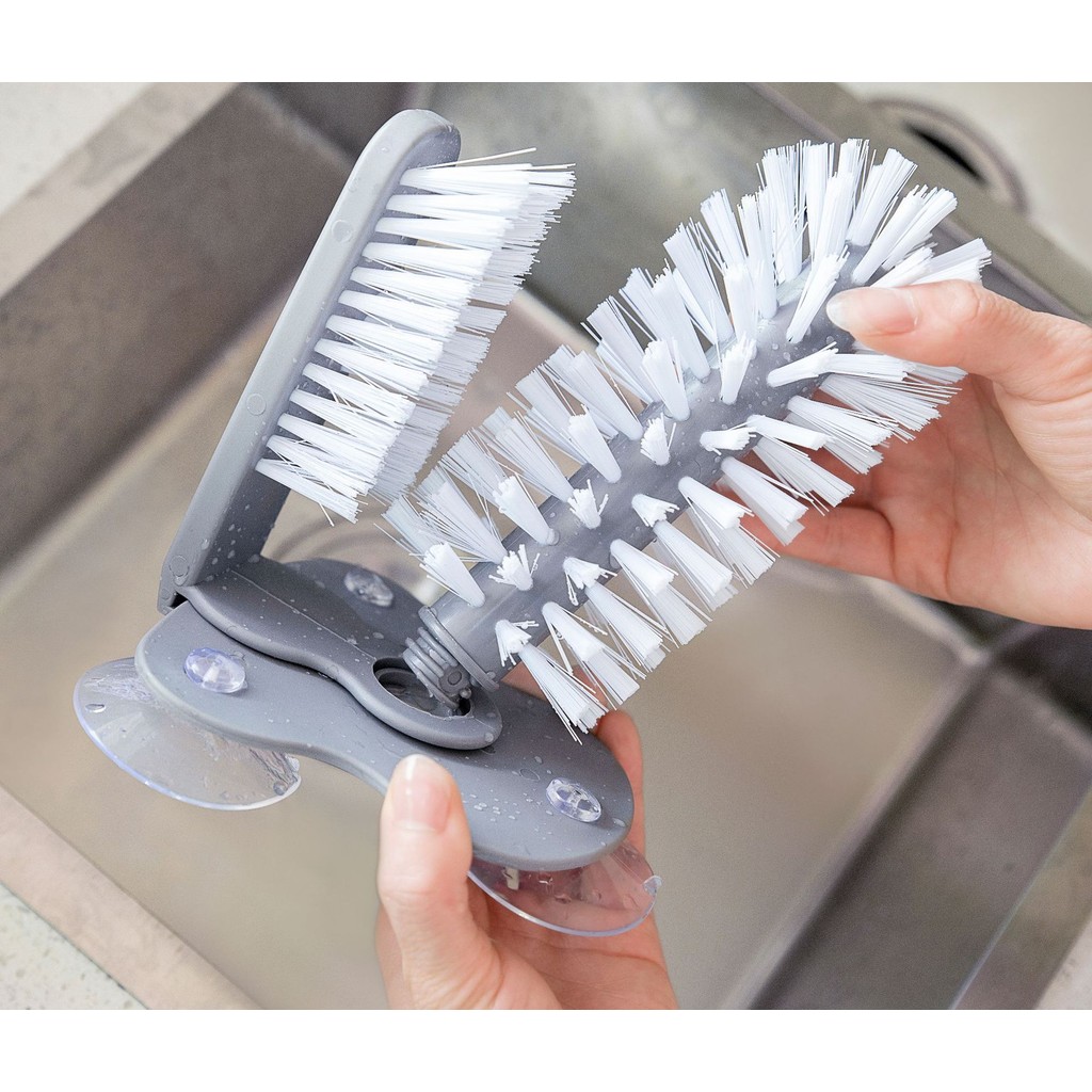 Kitchen Cleaning Brush Popular Detachable Suction Cup Lazy Cup Brush