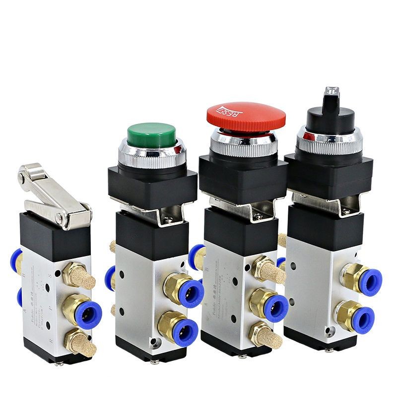 Air Valve Switch Stroke Pneumatic Valve Manual Valve Push Type Two ...