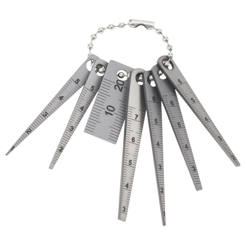 7 pcs / set 0.1-20 mm Stainless Steel Feeler Gauge Clearance Ruler for ...