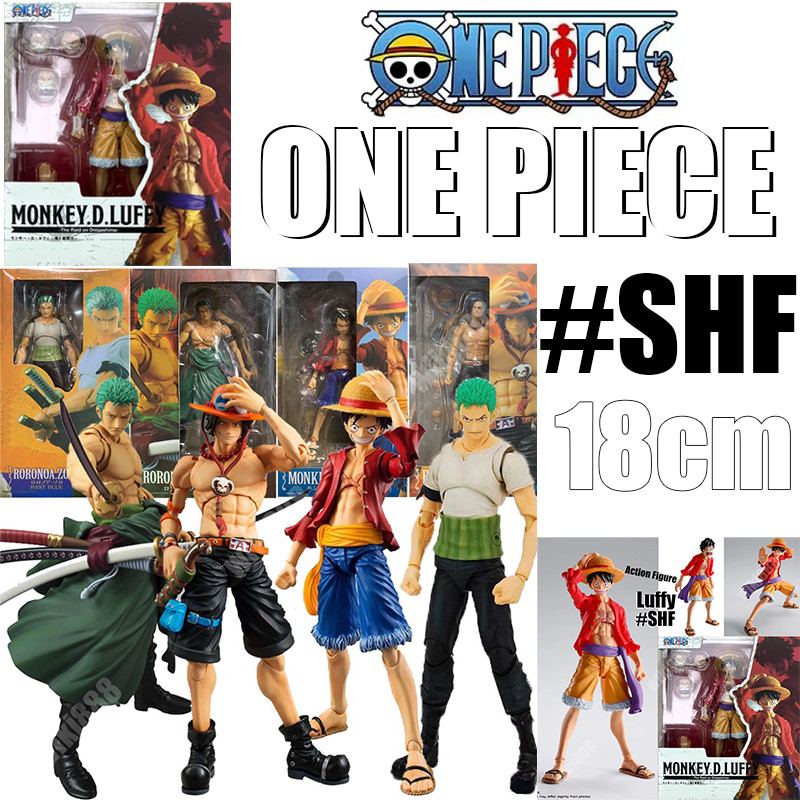 New 2024 ONE PIECE FILM STRONG WORLD Action Figure Luffy Ace Zoro SHF ...