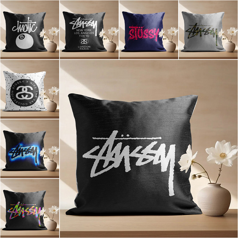 Stussy Bedroom Decoration Square Pillowcase Living Room Sofa