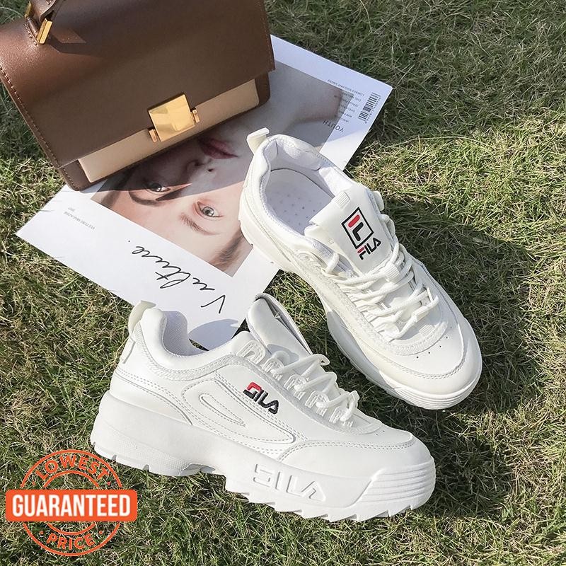 Fila rubber shoes white store