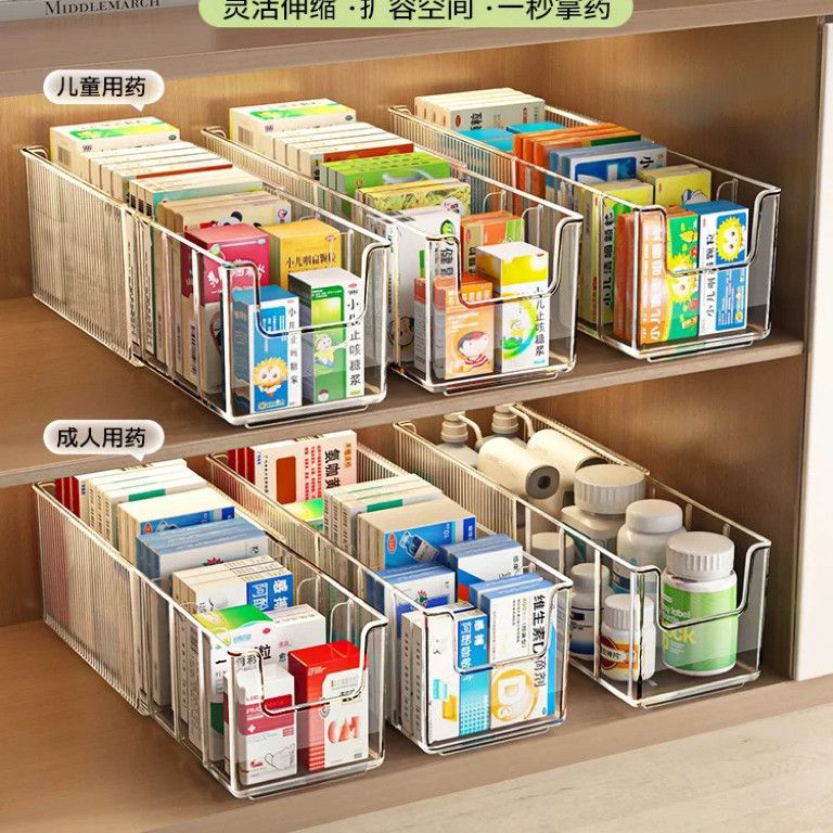 Scalable Medicine Box With Detachable Grid Drug Storage Rack Inside The ...