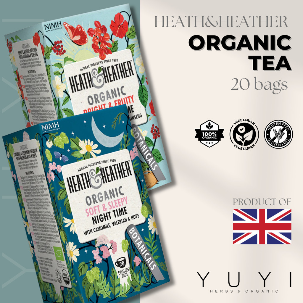 【Heath&Heather】Organic Tea (Various flavour) | Shopee Singapore