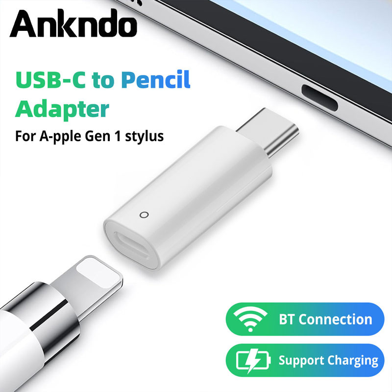 USB C to Pencil Adapter Supports Pairing and Charging of Pencil 1st and I/Pad 10th Generation ...