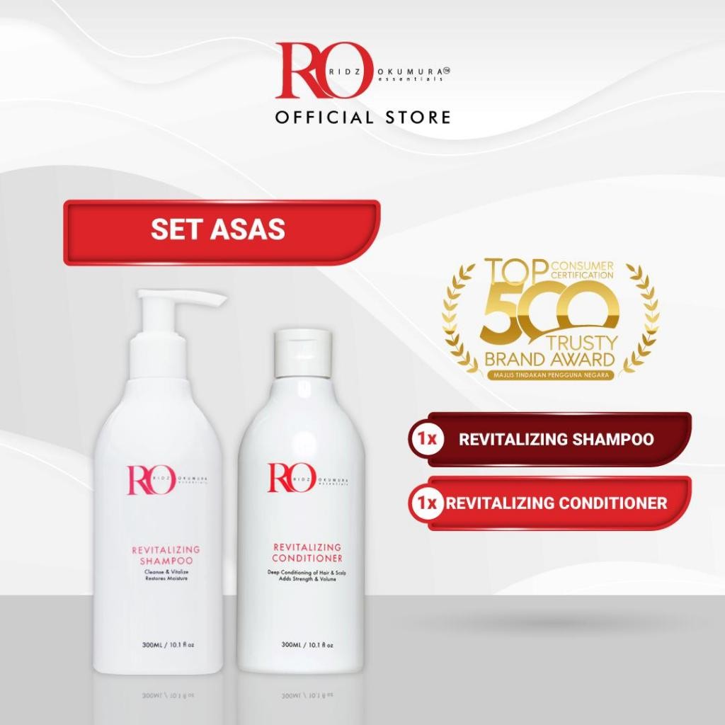 Ridz Okumura Essentials Set Asas | Shampoo | Conditioner | Shopee Singapore