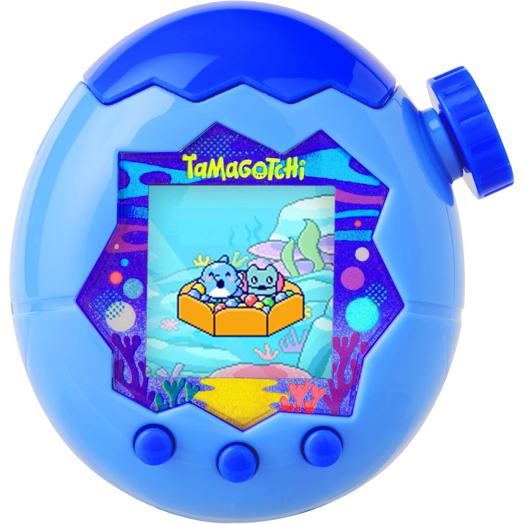 Bandai Tamagotchi Paradise Bandai Purple Sky Blue Water Pink Land