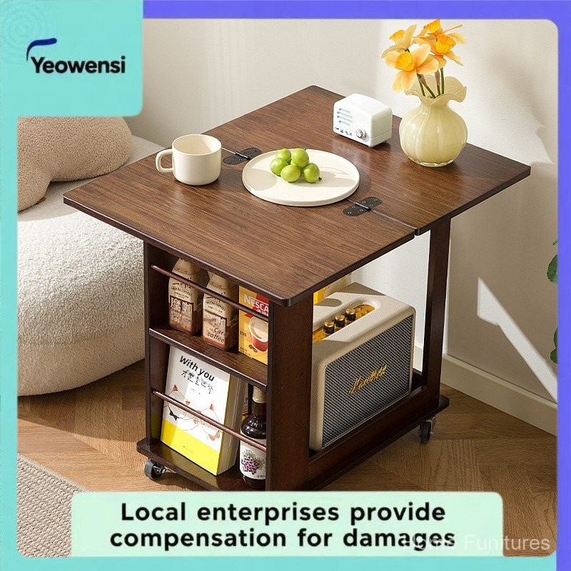 Customizable Movable Coffee Table Small Cart Living Room Home Small ...