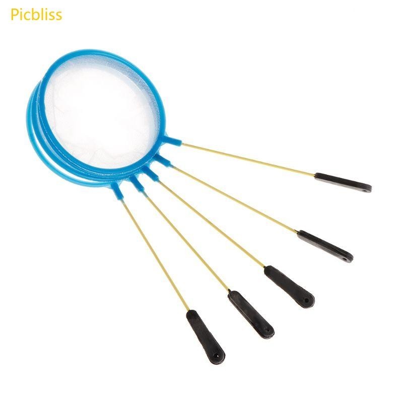 Picbliss 5 Pack Aquarium Fishing Net 4 Inch Diameter Fine Mesh Small ...