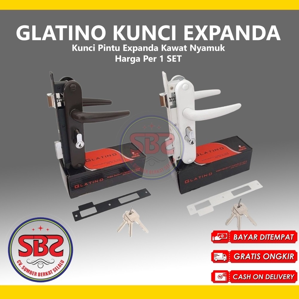 GLATINO Expanda Door Lock / Mosquito Net Door Lock - GLATINO EXPANDA ...