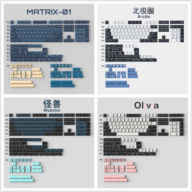 Mintcaps DMG/Toxic/WOB Custom ICON Keycaps ABS Double Shot keycaps for ...