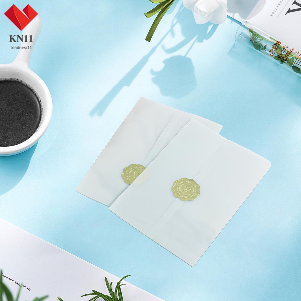 60 Pack Vellum Jackets for 5x7 Invitations Pre Folded Vellum Paper ...
