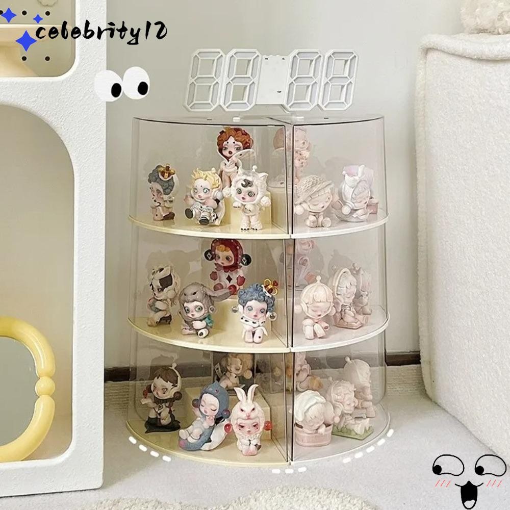 CELEBRITY12 Box Toy Display Box, Dustproof Stackable Pop Mart Display ...