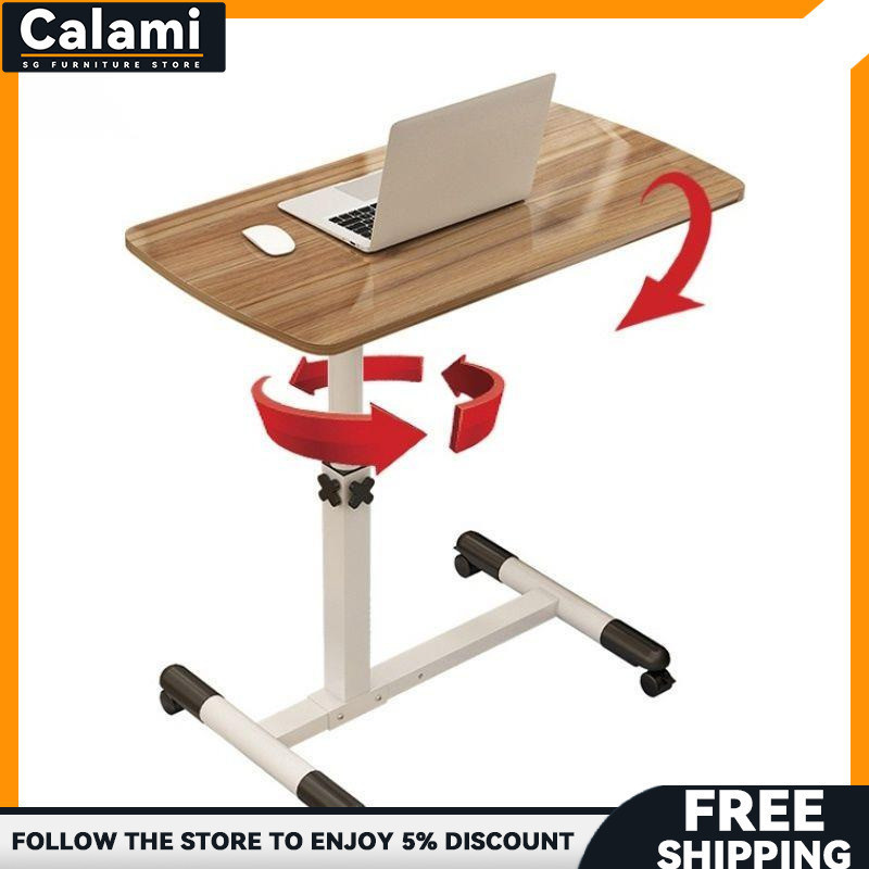 Foldable Table Movable Lifting Rotating Table Computer Table With ...