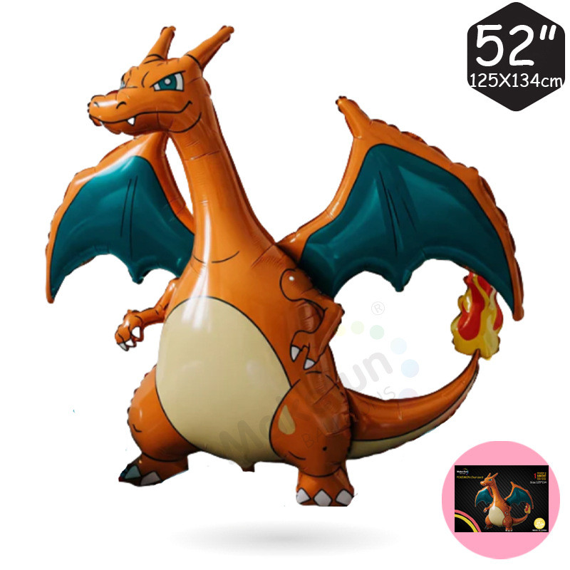 Huge Cute Charizard Shape Pokémon Theme Birthday Party Party Decoration ...