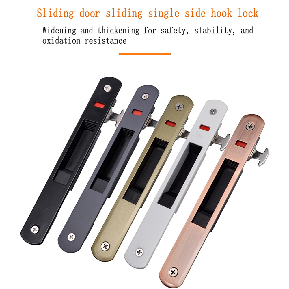 [MR] zinc alloy 90 Single Side Hook Lock Glass Balcony Sliding Door ...