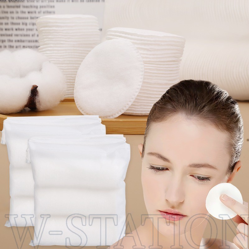 Makeup Remover Cotton - Disposable Mask Paper - Thickened, Soft ...