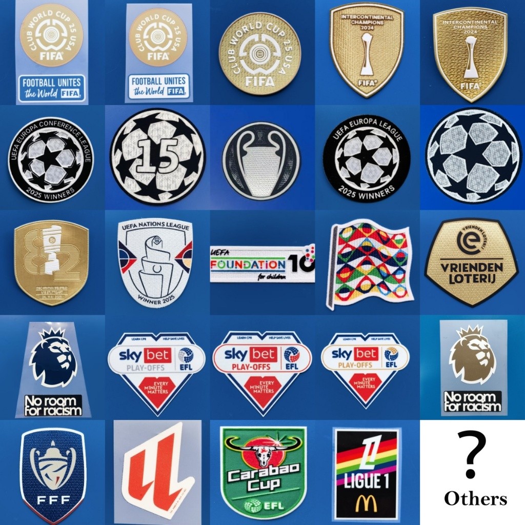 2025 FIFA Club World Cup 2024 UEFA NATIONS 25-26 UEL LIGUE1 patch NEW ...