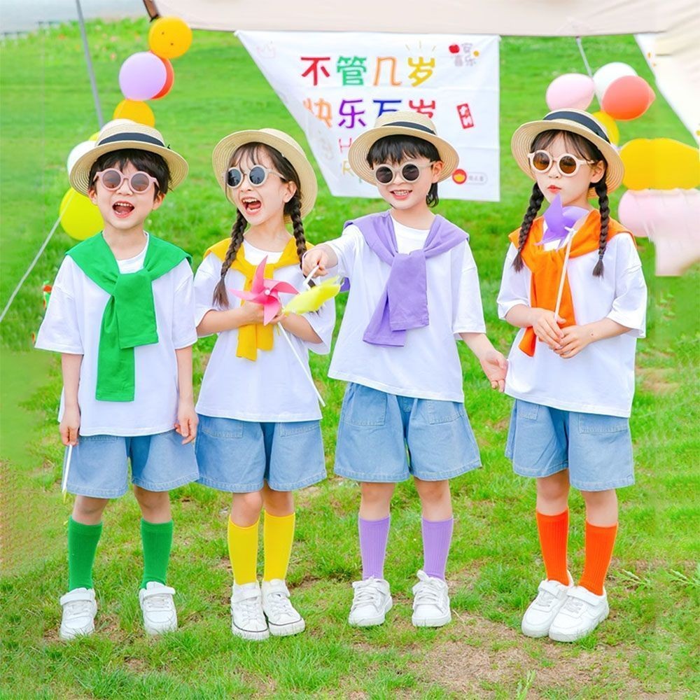Children's Day Candy Color Performance Costume Kindergarten Graduation ...