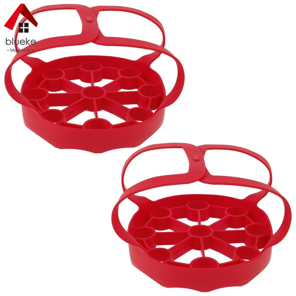 Pressure Cooker Sling Silicone Bakeware Sling Heat Resistant Silicone Bakeware Lifter 7.68 1.38 Inch Silicone Egg Steamer Rack Silicone Sling Lifter