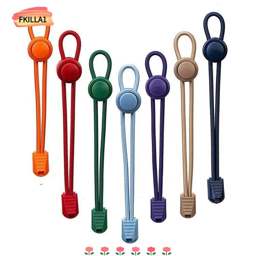 FKILLAONE No Tie Shoe Laces, Round 100cm Lazy Shoelaces, Elastic Rope ...