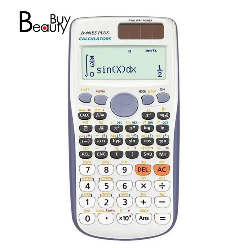 Functions Engineering Scientific Calculator ABS 2-Line Solar Function ...