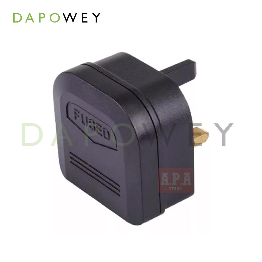 DW 2 Pin Plug To 3 Pin Plug Standard Travel Converter Adapter Socket ...