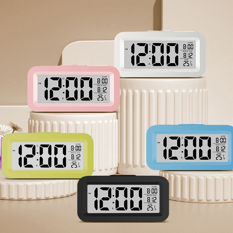 Ins Candy Color Clock Student Mini Desktop Alarm Clock School Supplies ...