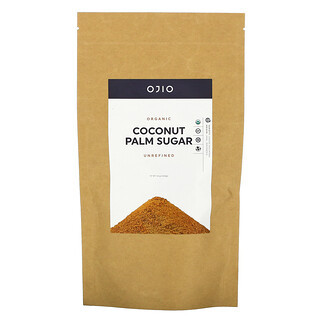 Ojio, Organic Coconut Palm Sugar, Unrefined, 12 oz (340 g) | Shopee